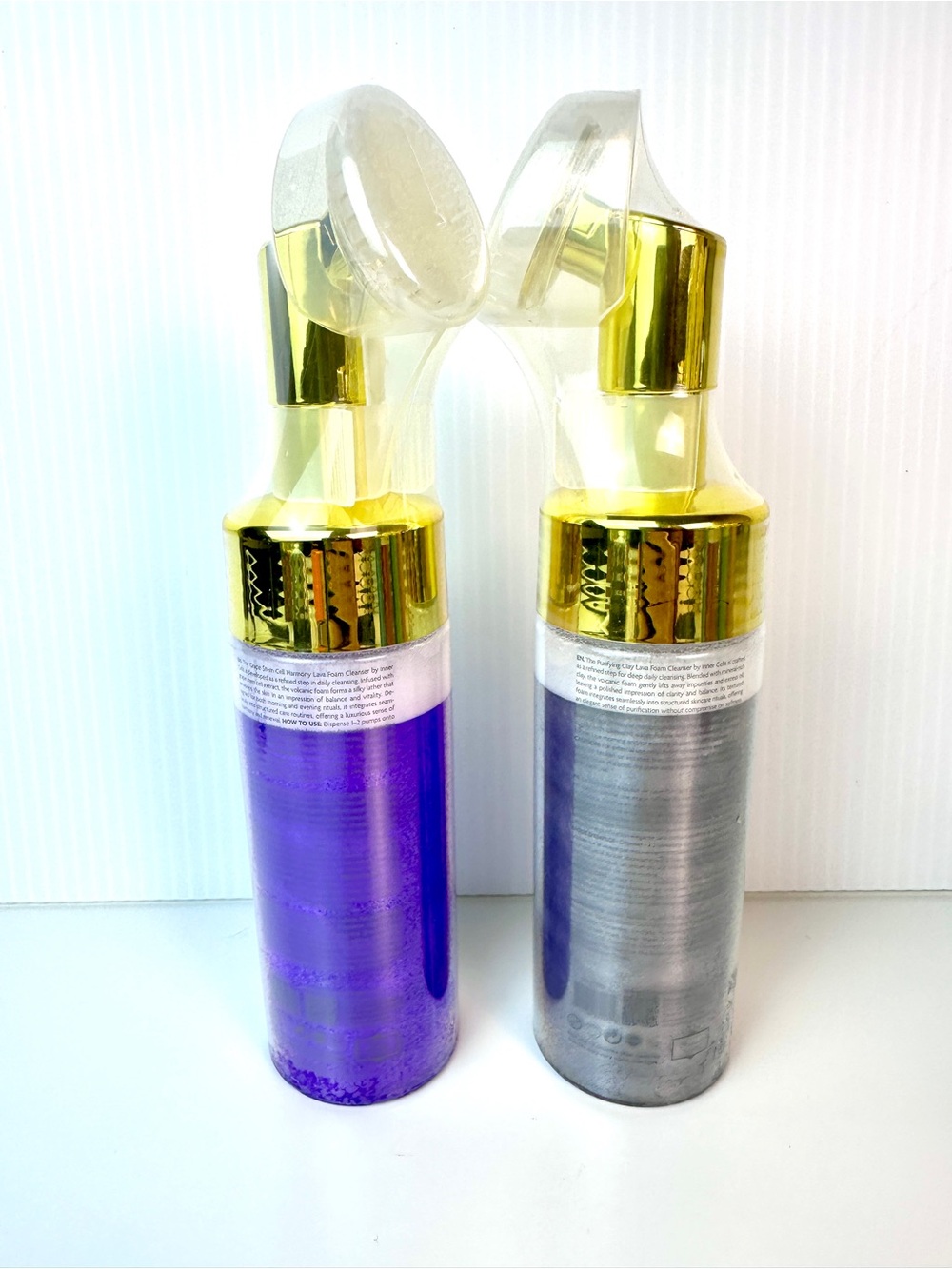 Bundle of 2 Luxury Foaming Facial Cleanser with Pump - Picture 2 of 2